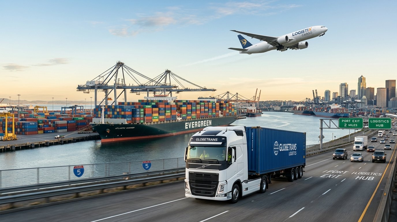 Navjyoti Logistics Modern Transport Fleet